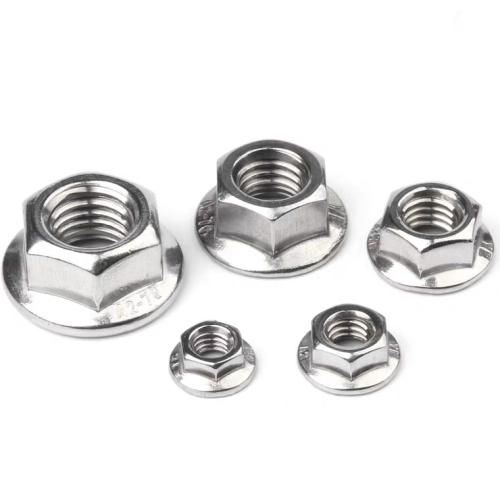 M10 Flange Nut (DIN 6923) - Stainless Steel 304 (A2-70)