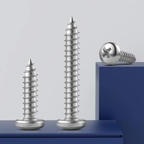 No.8 (4.2mm) x 9.5mm Phillips Pan Head Self Tapping Screw (DIN 7981) - Stainless Steel 304