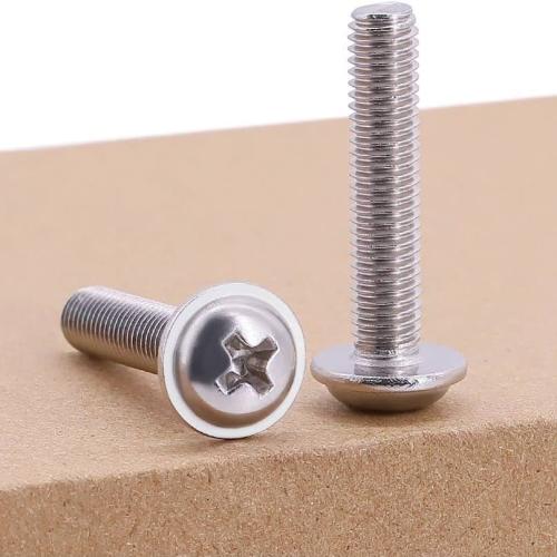 M3 x 6mm  Phillips Combination Pan Head With Washer Machine Screws - Stainless Steel 304