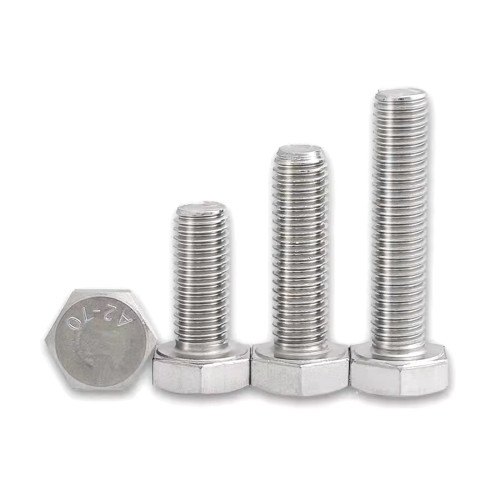 M6 x 100mm Hex Bolt (DIN 933) - Stainless Steel 304 (A2-70)