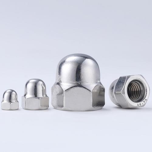 M10 Dome Nuts (DIN 1587) - Stainless Steel 304 (A2-70)