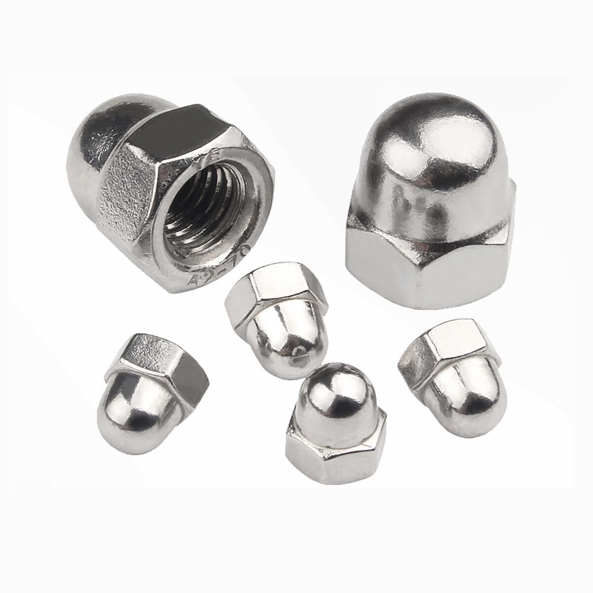 SS Dome Nuts (Metric)