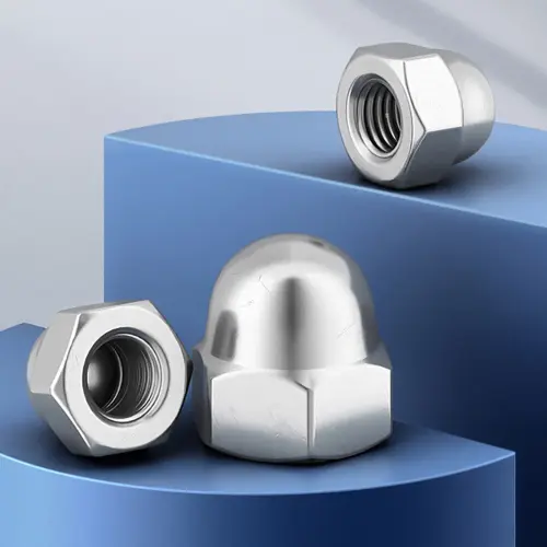 M24 Dome Nuts (DIN 1587) - Stainless Steel 304 (A2-70)