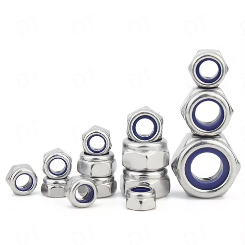 M14 Nyloc Nut (DIN 985) - Stainless Steel 316 (A4-70 - A4-80)