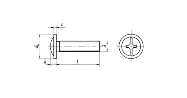 M3 x 6mm  Phillips Combination Pan Head With Washer Machine Screws - Stainless Steel 304